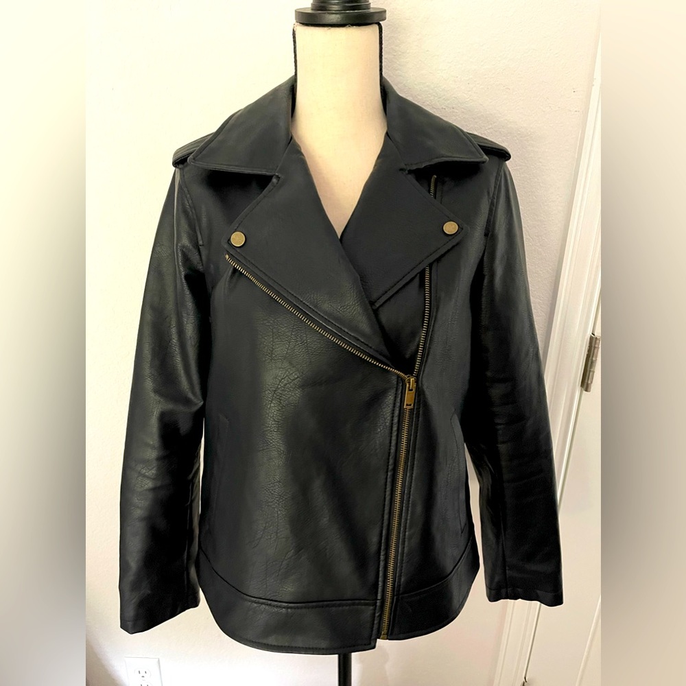 Women’s Faux/Vegan Leather Jacket size M